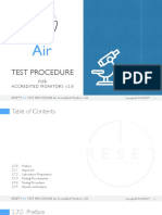 Test Procedure: FOR Accredited Monitors V2.0