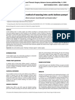 What Is The Optimum Method of Weaning Intra-Aortic Balloon Pumps?