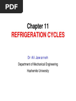 Refrigeration Cycles: Department of Mechanical Engineering H H Itui It Hashemite University