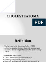 Cholesteatoma Investigations & Management