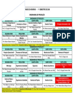 Horário Curso de Eng. de Produção 2020 1