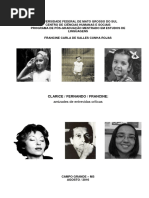 CLARICE _ FERNANDO _ FRANCINE_ Amizades de Entrevidas Críticas