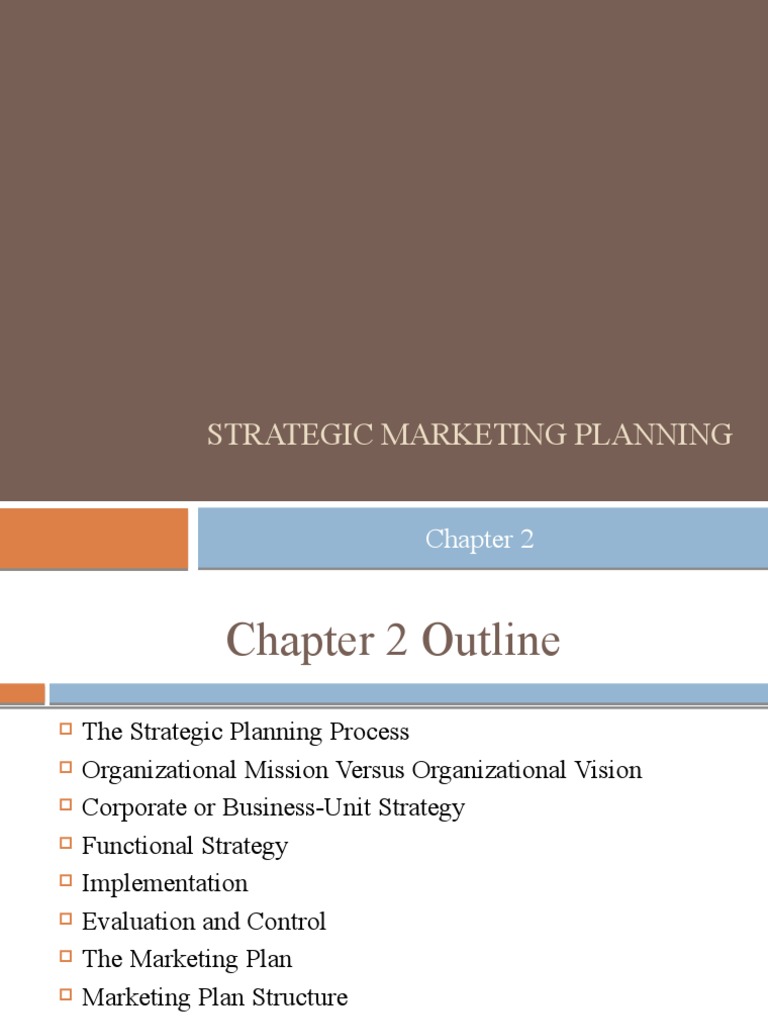 Strategic Marketing Planning Overview | PDF | Strategic Management ...