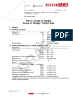 Part 3: Scope of Supply Scope of Supply: Project Data: 1. Output