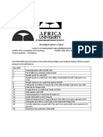 Trial Balance Practice Question