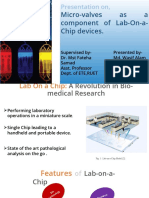 Micro-Valves As A Component of Lab-On-a-Chip Devices