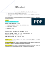 Search Template PDF