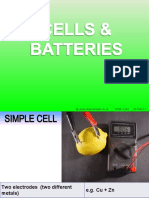 Cells and Batteries IGCSE