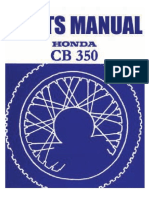 CB350 Parts Manual