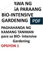 Bio - Intensive Gardening