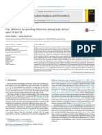 Peer Influence On Speeding Behaviour Among Male Drivers PDF