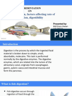 Rate of Digestion, Factors Affecting Rate of Digestion, Digestibility