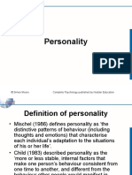 Personality: © Simon Moore Complete Psychology Published by Hodder Education