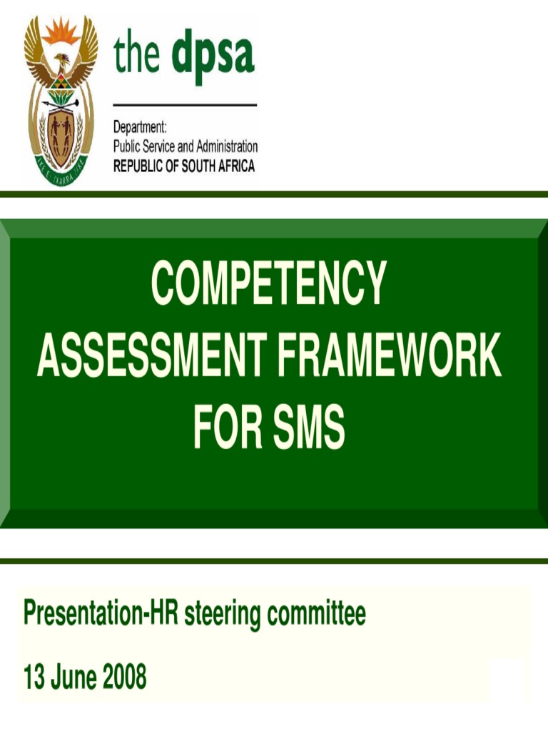 Competency Assessment Framework for SMS | PDF | Competence (Human ...