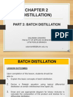 Chapter 2 - Distillation - Part 2 - Batch Distillation
