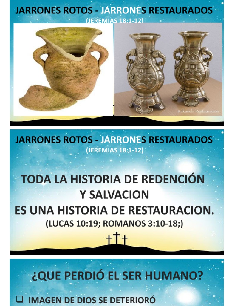 JARRONES ROTOS Y RESTAURADOS (Deimer Quintero) | PDF