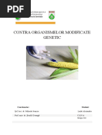 Contra Organismelor Modificate Genetic
