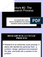 Lecture #2: The Research Process: DR Adanan Mat Junoh Fakulti Kepimpinan Dan Pengurusan Universiti Sains Islam Malaysia