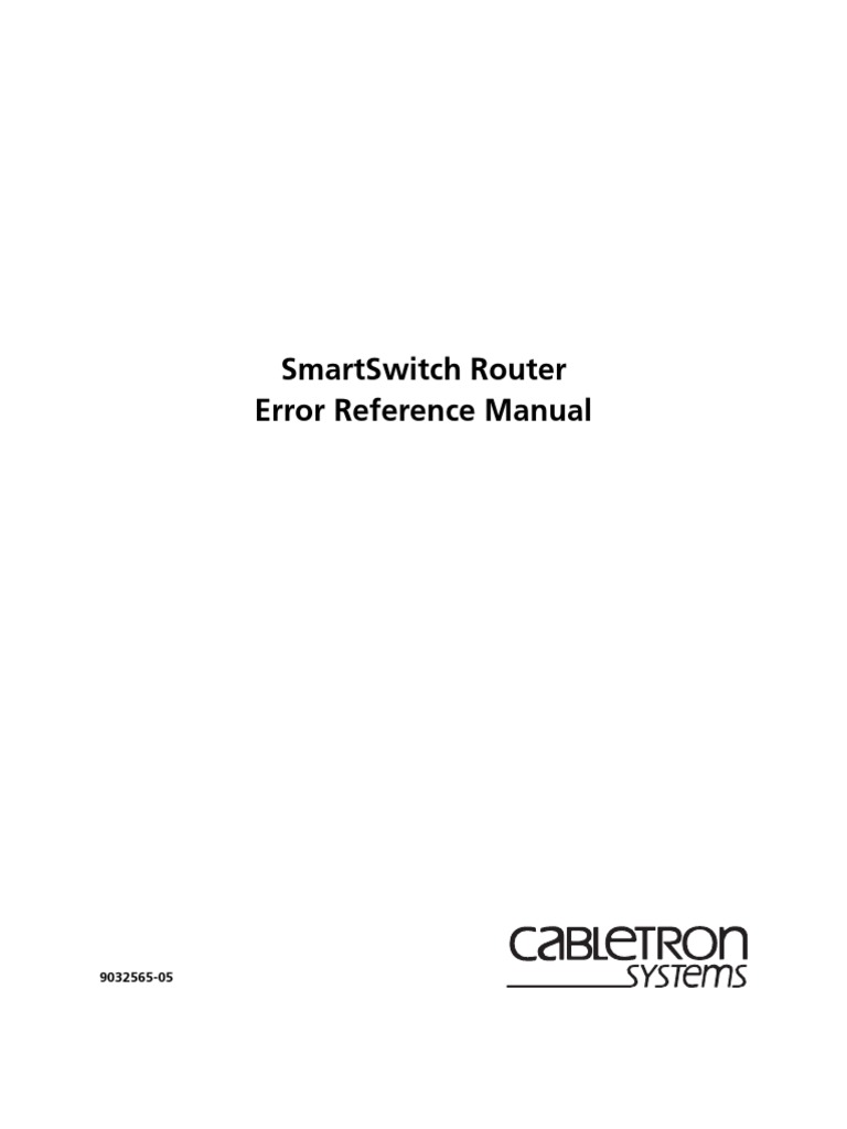 SSR-2000 Error Reference Manual PDF | PDF | Electromagnetic ...