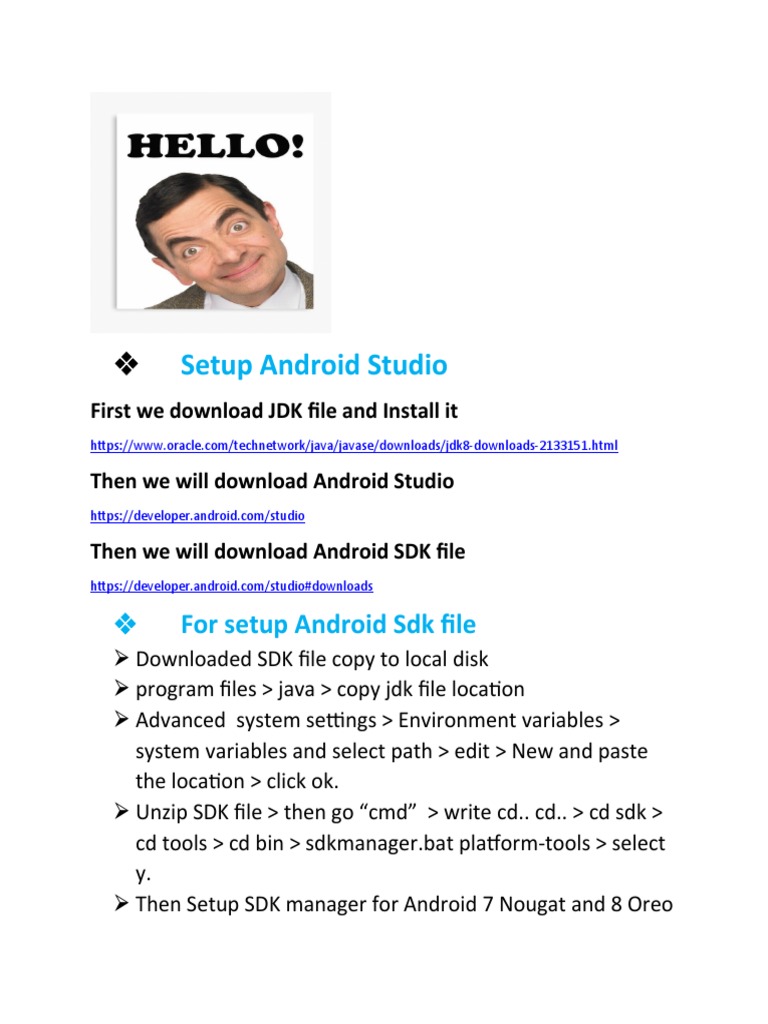 Setup Android Studio | PDF