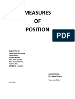 Measures OF Position