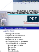 Metodo BACK ALLOCATION para Calculo de La Produccion