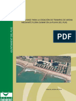 Proyecto Trampas de Arena Playa Del Puig PDF