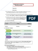 The Essay Format