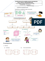 Cuerpos Geométricos para Tercer Grado de Primaria
