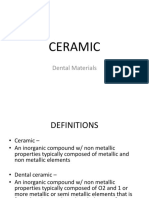 Ceramic: Dental Materials