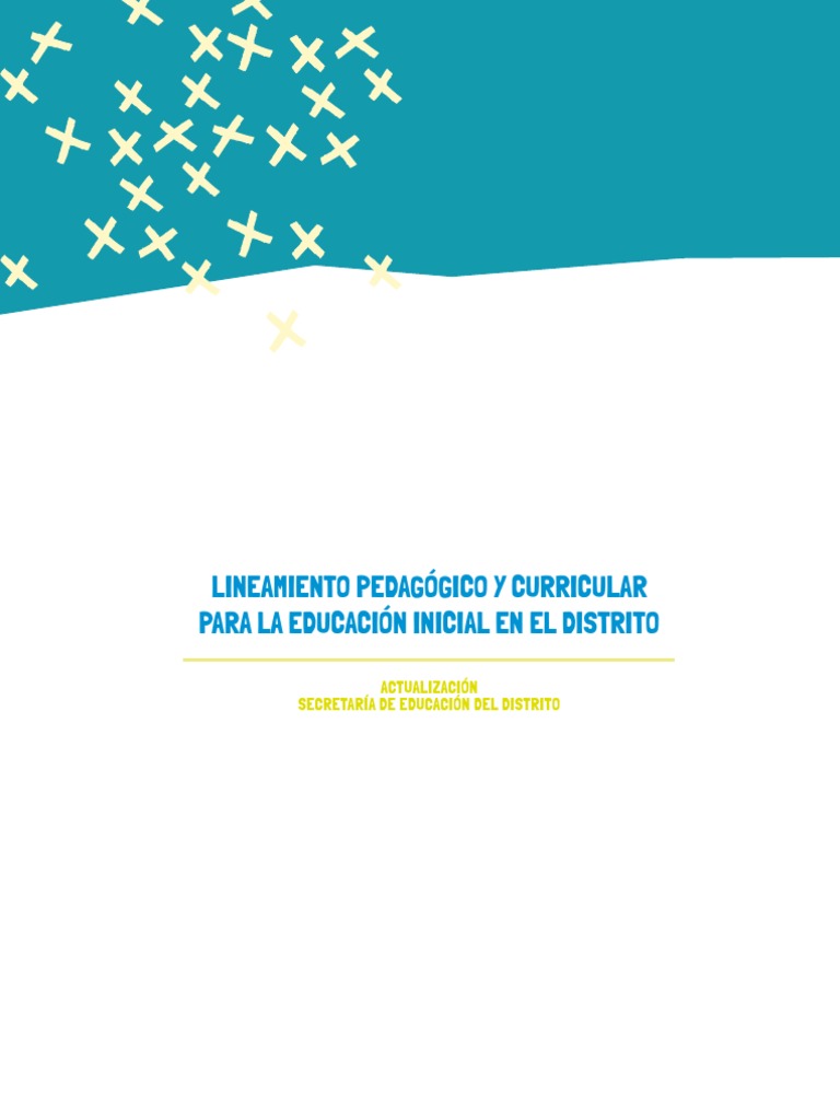 Lineamiento Curricular INFANTIL | PDF | Educación de la primera ...