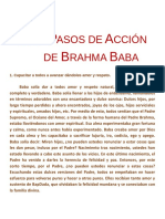 18 Pasos de Acción de Brahma Baba