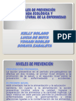 Solano, K., de Moya, L., Robles, Y., y Zabaleta, S. (2011) - Niveles de Prevención. Tríada Ecológica y Historia Natural de La Enfermedad.