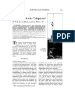 A Portable Duplex Radio-Telephone : by W. B. Lewis, PH.D., and C. J. Milner, B.A