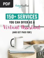 150 Services You Can Offer As A VA