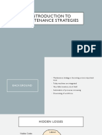 Lecture 6 Maintenance Strategies