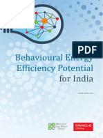 Behavioural Energy Efficiency Potential: For India