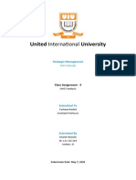 United International University: Strategic Management