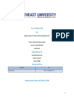 An Assignment On: Business Plan of "Seen Chemical Industry LTD."