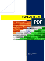 Indian Flag: Made by - Manya Singh Class-VII B
