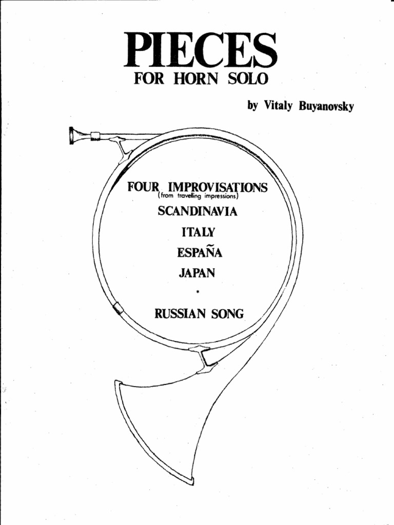 104 Solo Horn Pieces For Horn Solo PDF PDF