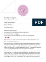 Natal Chart Report PDF