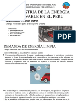 La Industria de La Energia Renovable en El Peru: Demanda de Energía Limpia