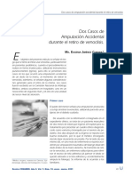 Dialnet DosCasosDeAmputacionAccidentealDuranteElRetiroDeVe 4054312 PDF
