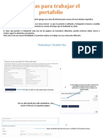 Pautas para Trabajar El Protafolio