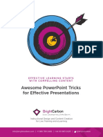 Awesome Powerpoint Tricks For Effective Presentations: Effective Learning Starts With Compelling Content