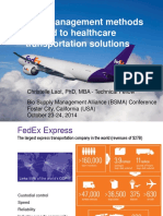 Risk Management Methods Applied To Healthcare Transportation Solutions