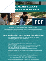 Deans Travel Grant Requirements