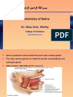 Biochemistry of Saliva: DR: Abou Sree Ellethy