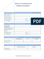 Contrat de Construction PDF